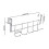 Dörrkrok i rostfritt stål, 5-pack 2