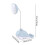 USB Rechargeable Blue Desk Lamp 27x7.5x13cm 3