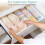 4-Pack Adjustable Clear Drawer Dividers 10.2–16.5 in 4