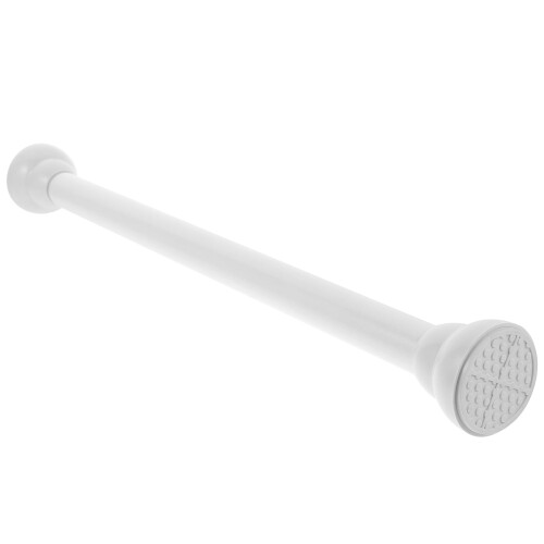 Tringle à rideaux extensible en plastique blanc 50 cm