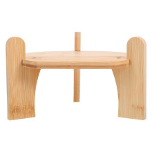 Stativ för dryckesdispenser i bambu, 21,5x21,5x14 cm
