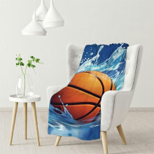 Pătură de baschet din flanel 100x130cm