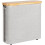 Toilettenpapier-Organizer-Korb mit Bambusdeckel 1