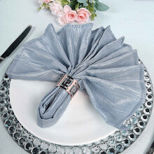 Taftové ubrousky Dusty Blue 20x20 palců (5 ks)