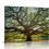 Green Tree Canvas Wall Art – Large Nature Print 1