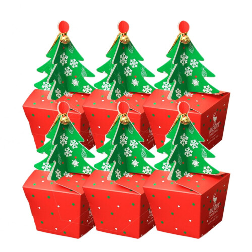 Caixas de Natal para Doces, Caixas de Papel para Presente, 16x6,5x6,5cm
