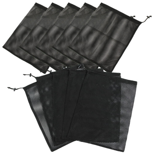 10-pack dragskoväskor i polyester
