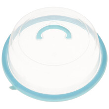 Tampa para aquecer alimentos no micro-ondas OUNONA, azul