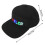 Casquette LED programmable, couleur du texte personnalisable contrôlée par application 5