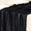 Tovaglia in garza stile boho rustico nera 3 metri 1