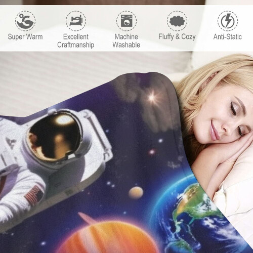 Couverture spatiale en flanelle 100x130cm 2