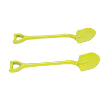 2 Stück RC-Schaufelwerkzeug aus Legierung für 1/10-Crawler Gelb