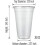 20 oz Clear Disposable Plastic Cups with Lids, 100 Pack, Party Cups for Various Occasions 2