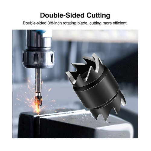 13Pcs Spot Weld Cutter Set,3/8 HSS Spot Weld Cutter Remover Drill Bits Hole Cutter Remover for Powe 1