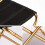 Μίνι πτυσσόμενη καρέκλα αλουμινίου Golden225x248x270mm 3