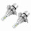 2 X H4 9003 Hb2 6000k Super White Csp Led Headlight Bulb Kit 3