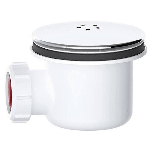 Chrome Plated Shower Trap Cover: 90Mm/115Mm Plug Drain Replacement Hole 2