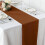 Polyester Table Runner 12 x 108 in Cinnamon Brown (5 Pack) 3