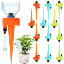 Dispositivos de riego para plantas, sistema de riego automático con diseño de goteo lento, estacas de autorriego para plantas de interior, jardín