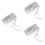 Leaf Hanging Artificial Vine Rattan for Decoration 3 Rolls Silver 2