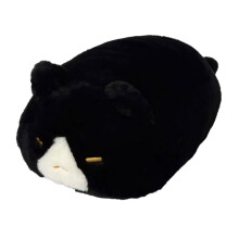 Beaux chats peluches jouet doux Huggables animaux en-noir 30cm