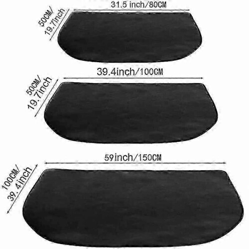 Fireplace Fireproof Mat 50 X 80cm 1