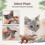 Interactive Flying Bird Cat Toy with Flapping Wings & Chirping Sound 4