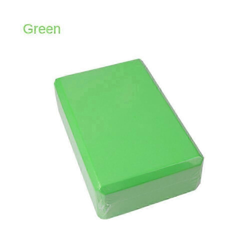 Yoga Bricks, Exercise Bricks, Yoga Supplies, Green 1