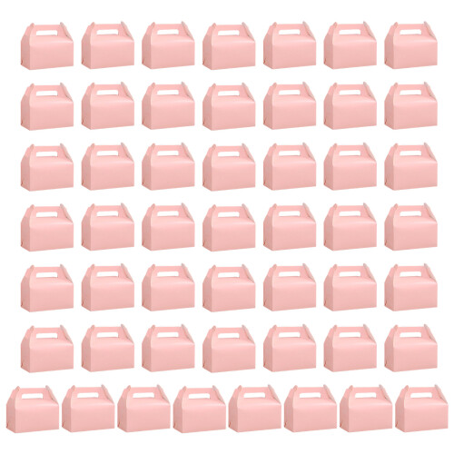 Pack Of 50 High Quality Printed Parties Boxes Durable-Pink