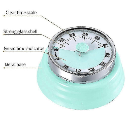 Mechanical Kitchen Timer -countdown Timer Visual Time Management Tool 1