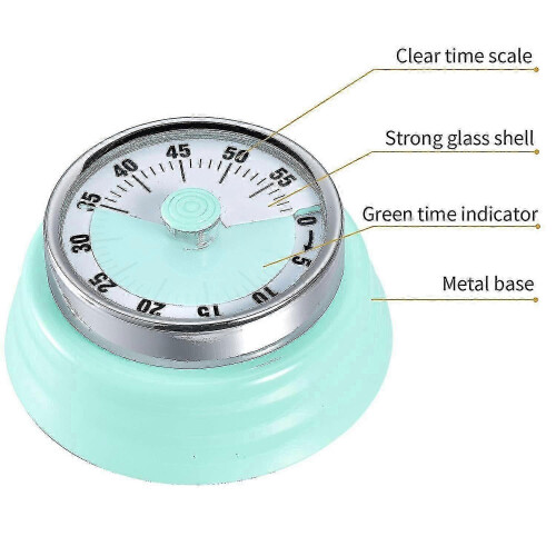 Mechanical Kitchen Timer -countdown Timer Visual Time Management Tool 2
