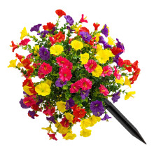 Realistic Simulation Plastic Morning Glory Floral-Mixed colors