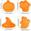 Halloween Cookie Cutter Set - 8 Pcs Nonstick Cake Molds 2