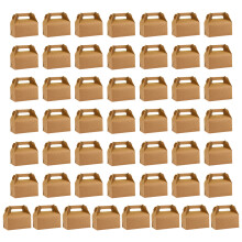 50Pcs Popup Favors Boxes Without Glues Needed Perfect For-brown