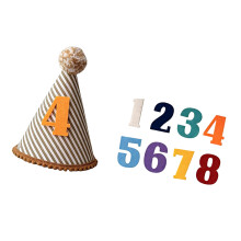 Portable Foldable Birthday Hat Collection For Boys Girls-B