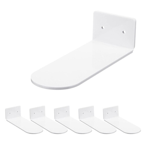 6-teiliges schwebendes Schuhregal aus Acryl
