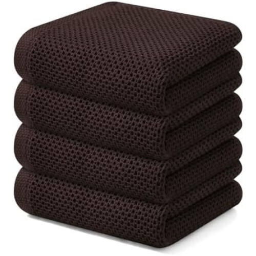 Πετσέτες κουζίνας από 100% βαμβάκι σε χρώμα waffle, συσκευασία των 12 τεμαχίων