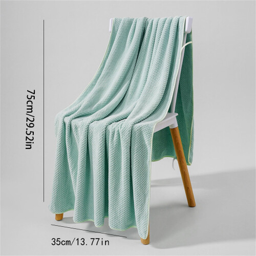 Σεντόνι μπάνιου Coral Velvet με χοντρό σχέδιο ανανά 30x60 ίντσες 2
