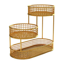 Obstkorb aus Schmiedeeisen, 12,6 x 12,6 Zoll