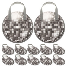 12Pcs Vibrant Disco Themed Goodie Bags Non Woven Fabric Party Totes