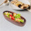 Boat-Shaped Wooden Serving Tray – Natural Solid Wood 3