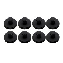 8Pcs Air Fryers Silicone Magnetic Clips Heat Resistant-Black