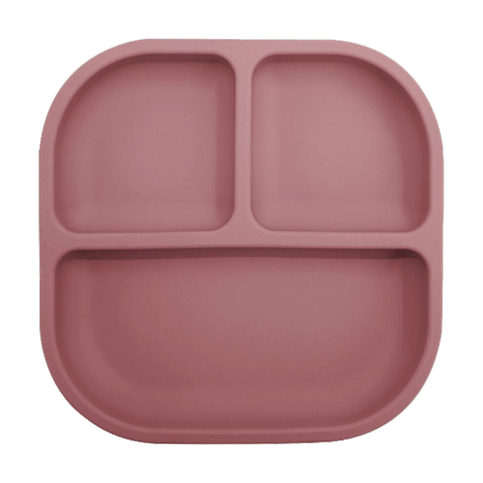 Silicone Toddler Plate with Suction Base and Dividers