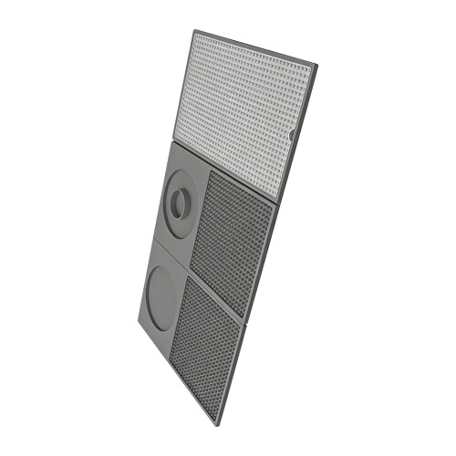 Flexible Rubber Table Pad Having Heat Resistant Base For-grey
