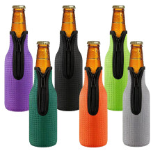 Set Of 6 Rubber Beer Bottle Holders With Thermal Resistance And