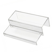 Acrylplank met 2 niveaus voor wijnparfumcake en verzamelobjecten