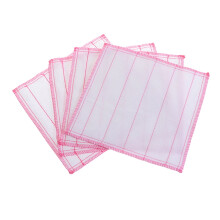 Conjunto de 5 panos de prato de algodão com malha de poliéster