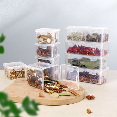 Clear Plastic Snack Box with Lid 1 Pack 2