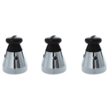 Supapă de siguranță metalică, plastic, gaură de 0,4 inch, pachet de 3 bucăți