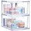 Audrey Stapelbare Lade-organizer van Transparant Plastic 1